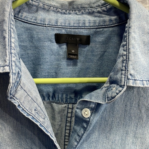 J. Crew. Denim Button down - Picture 2 of 4